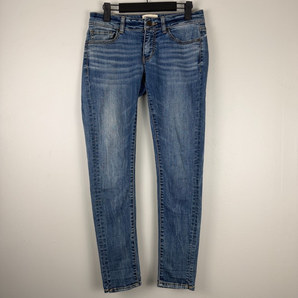 BKE Stella Ankle Skinny Jeans‎ Women's 25 (28x28) Blue Denim Low-Rise Light Wash